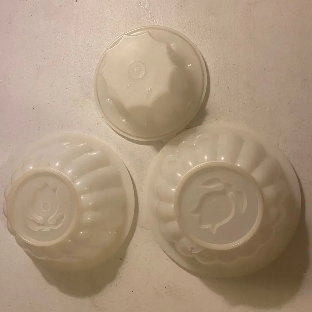 Vintage Jadite Green Tupperware Jel N Serve Gelatin Molds [Item 642]
